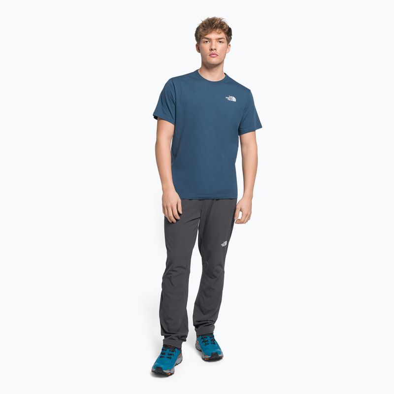 Pánské trekingové tričko The North Face Redbox tmavě modré NF0A2TX2HDC1 2