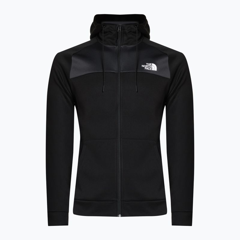 Pánská trekingová mikina The North Face Reaxion Fleece F/Z Hoodie černo-šedá NF0A7Z9OKT01