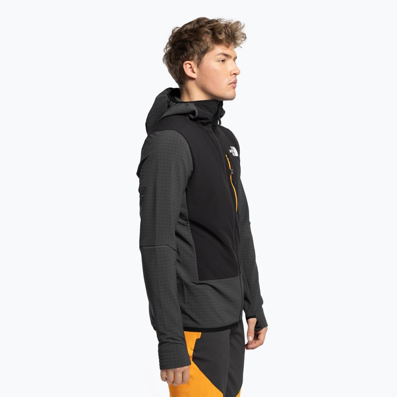 Pánská lyžařská mikina The North Face Dawn Turn Hybrid Ventrix Midlayer Grey NF0A7Z8QMN81 3