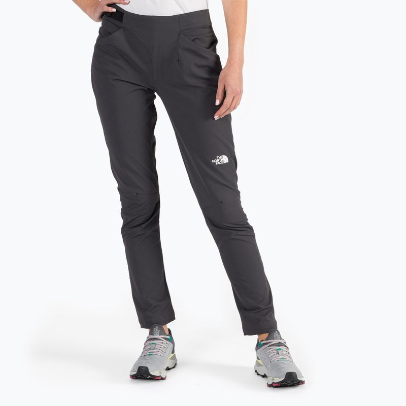 Dámské trekové kalhoty The North Face AO Winter Slim Straight šedé NF0A7Z8B0C51