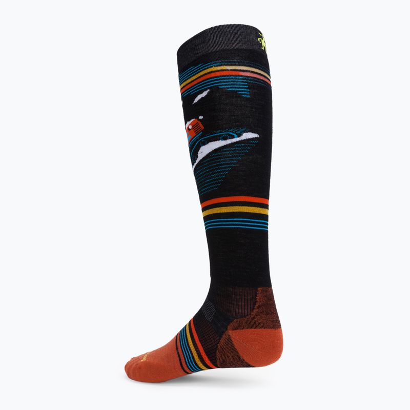 Pánské snowboardové ponožky Smartwool Targeted Cushion Piste Machine OTC black SW001922 snowboardové ponožky 2