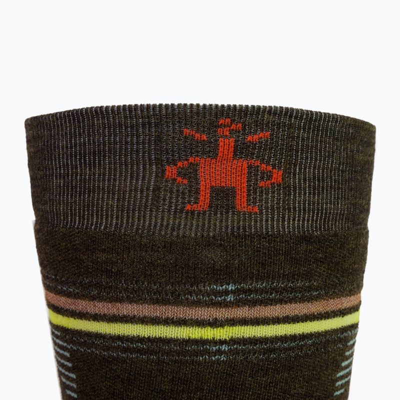 Pánské ponožky na snowboard Smartwool Targeted Cushion Piste Machine OTC green SW001922 3