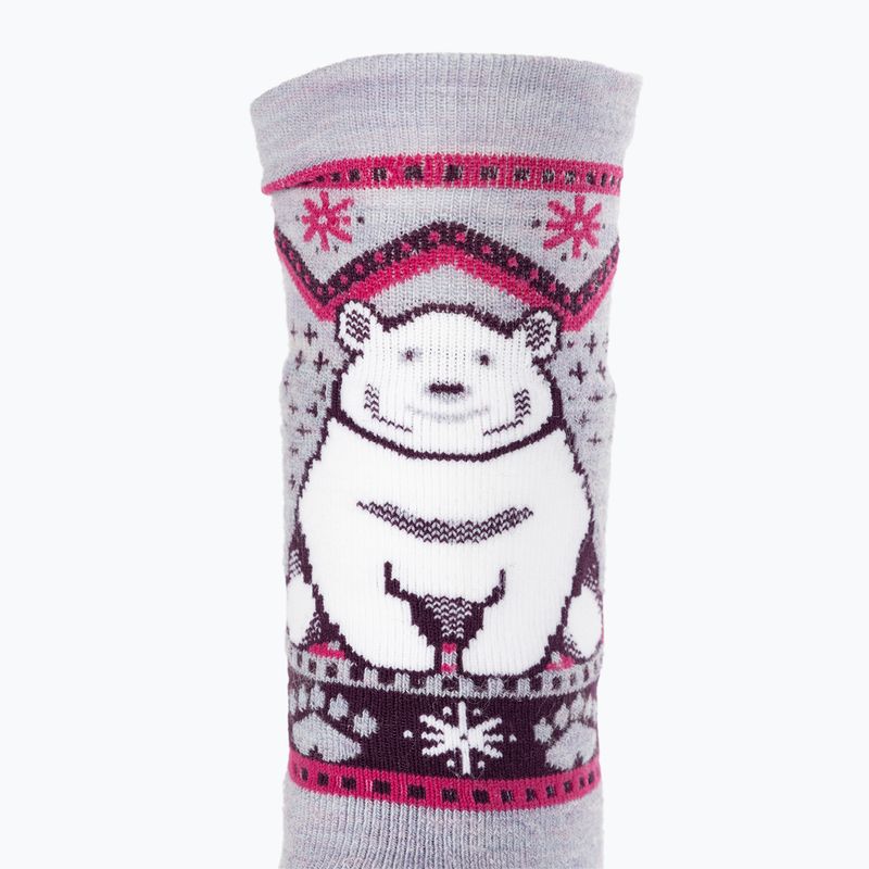 Dětské ponožky Smartwool Wintersport Full Cushion Polar Bear Pattern OTC purple eclipse 3