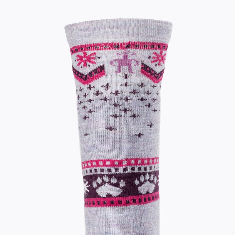 Dětské ponožky Smartwool Wintersport Full Cushion Polar Bear Pattern OTC purple eclipse 4