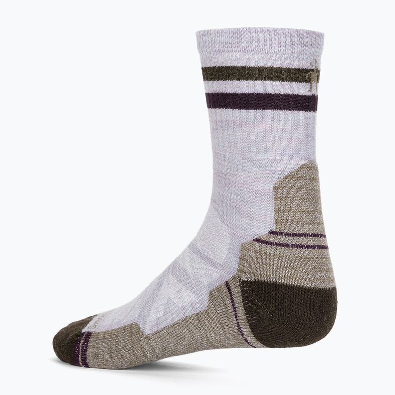 Dámské trekové ponožky  Smartwool Hike Light Cushion Tube Stripe Crew purple eclipse 2