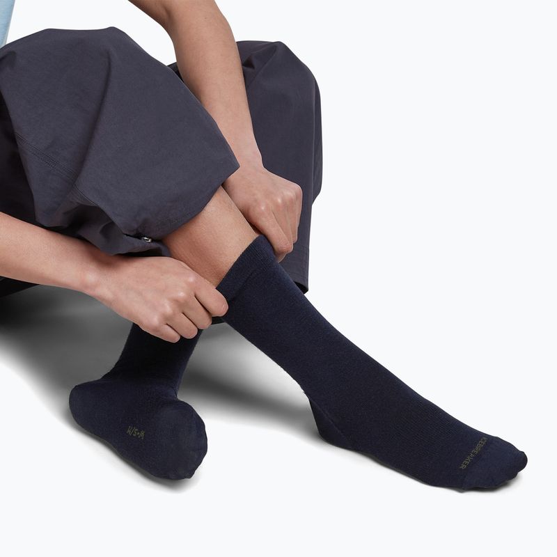Dámské ponožky Icebreaker Lifestyle Fine Gauge Crew midnight navy/dark loden 4