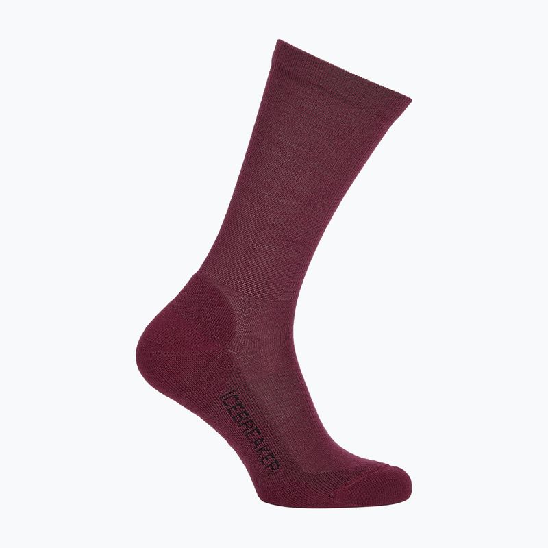 Dámské ponožky Icebreaker Merino Lifestyle Light Crew dark berry 2