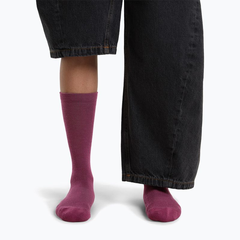 Dámské ponožky Icebreaker Merino Lifestyle Light Crew dark berry 3