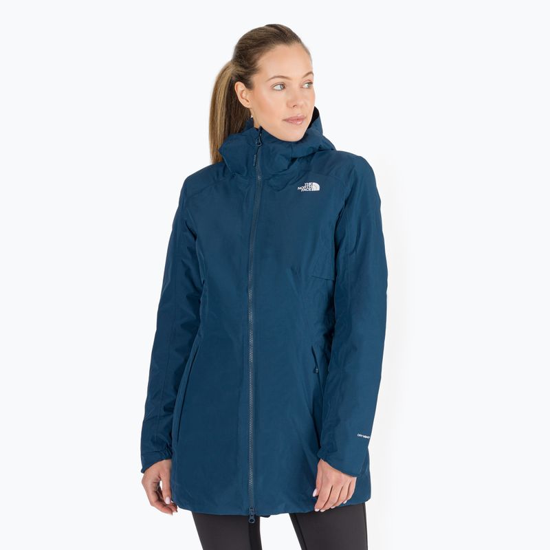 Dámská péřová bunda The North Face Hikesteller Insulated Parka blue NF0A3Y1G9261