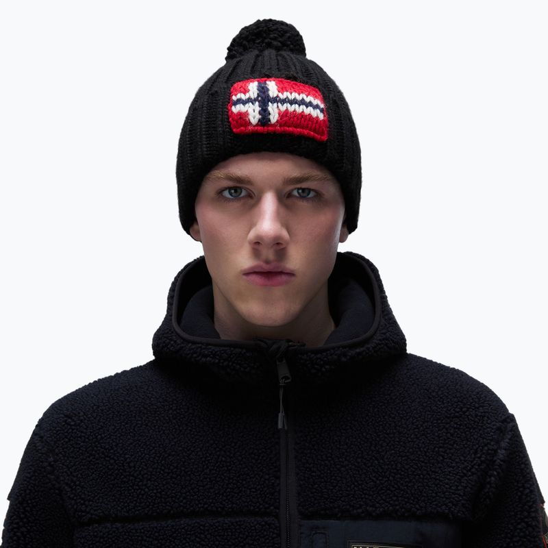 Pánská zimní čepice Napapijri Semiury 5 black 4