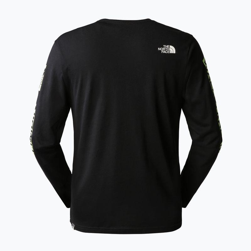 Pánské trekingové tričko  The North Face Outdoor Graphic LS černé NF0A827K 2