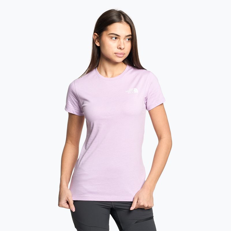 Dámské trekingové tričko  The North Face Outdoor Graphic SS fialové NF0A827M