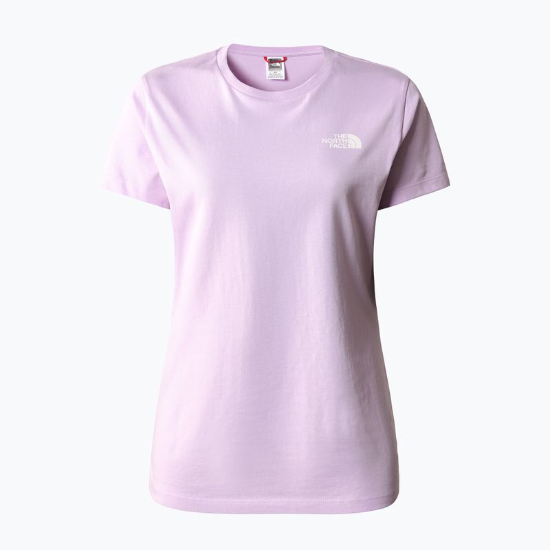 Dámské trekingové tričko  The North Face Outdoor Graphic SS fialové NF0A827M 4