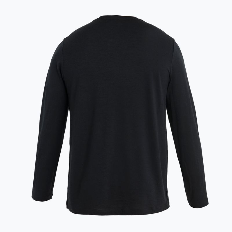Pánská termoakční mikina icebreaker Merino 150 Tech Lite II Tee Alps 3D black 6