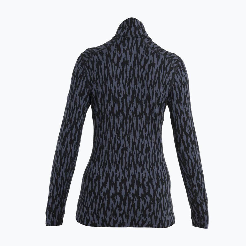 Dámský longsleeve termo tričko Icebreaker Merino 260 Vertex Half Zip Glacial Camo graphite/black/j 2