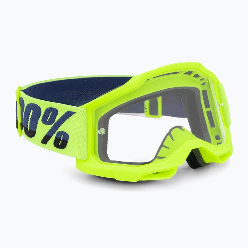 Dětské cyklistické brýle 100% Accuri 2 Junior fluo/yellow/clear