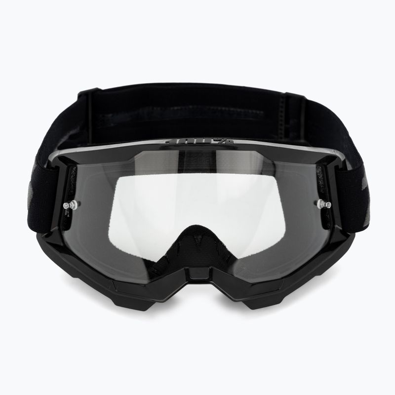 Pánské cyklistické brýle 100% Strata 2 black/clear 50027-00001 2