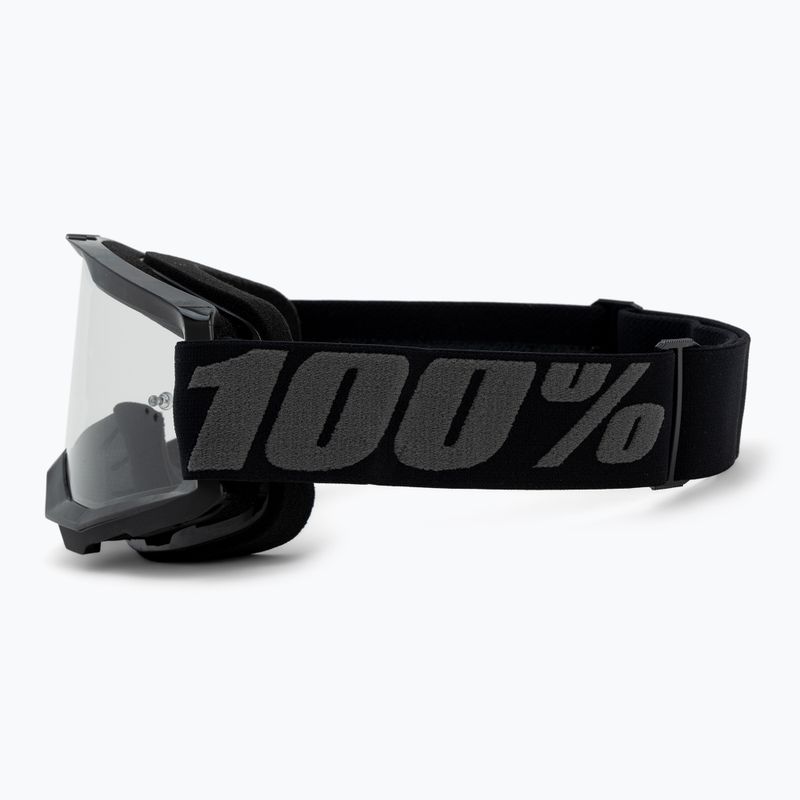 Pánské cyklistické brýle 100% Strata 2 black/clear 50027-00001 4