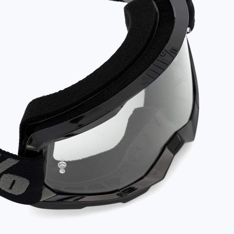 Pánské cyklistické brýle 100% Strata 2 black/clear 50027-00001 5