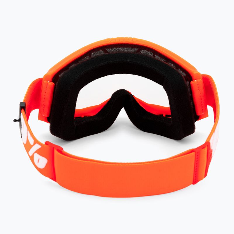 Pánské cyklistické brýle 100% Strata 2 orange/clear 50027-00005 3