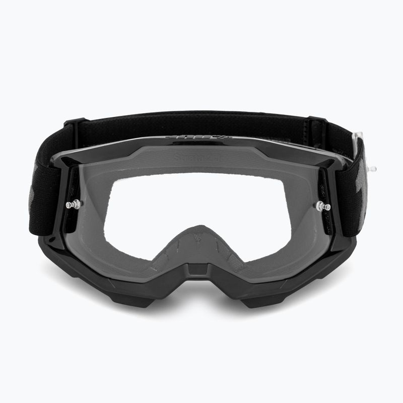 Dětské cyklistické brýle 100% Strata 2 Junior 50031-00001 black/clear 2