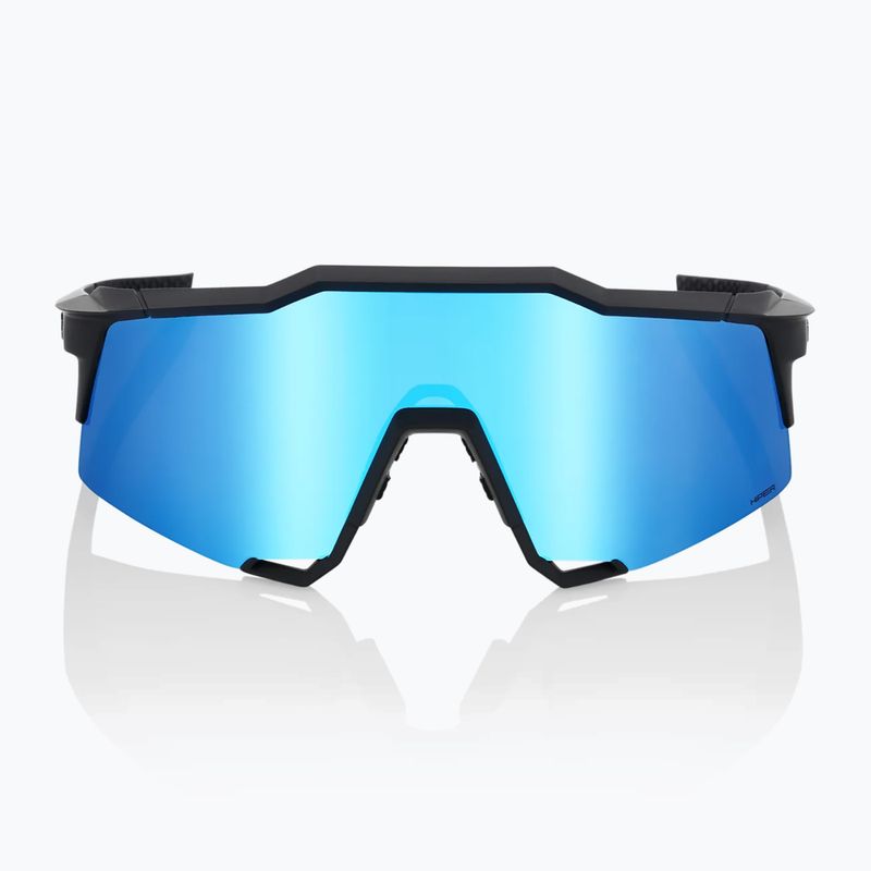 100% Speedcraft matně černé/hyper modré vícevrstvé zrcadlové cyklistické brýle 60007-00004 8
