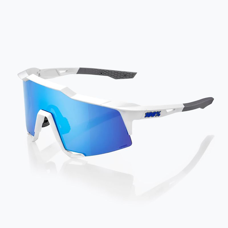 Sluneční brýle  100% Speedcraft matte white/hiper blue multilayer mirror