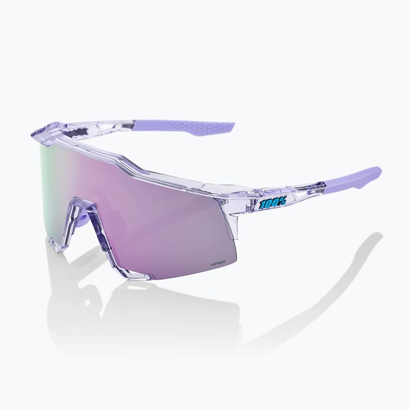 Sluneční brýle 100% Speedcraft polished translucent lavender/hiper lavender mirror
