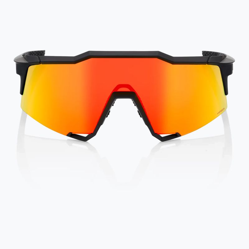 Cyklistické brýle 100% Speedcratf Soft tact black/hiper red multilayer mirror 60007-00008 8