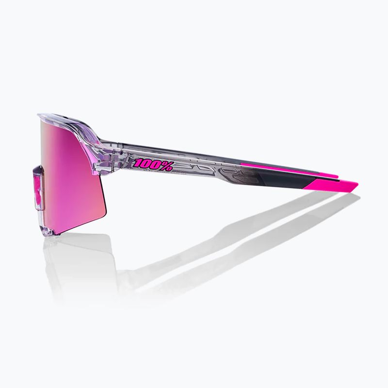 Sluneční brýle 100% S3 polished translucent/purple multilayer mirror 2