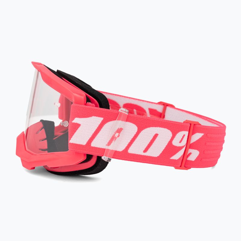 Cyklistické brýle  100% Strata 2 pink/clear 4