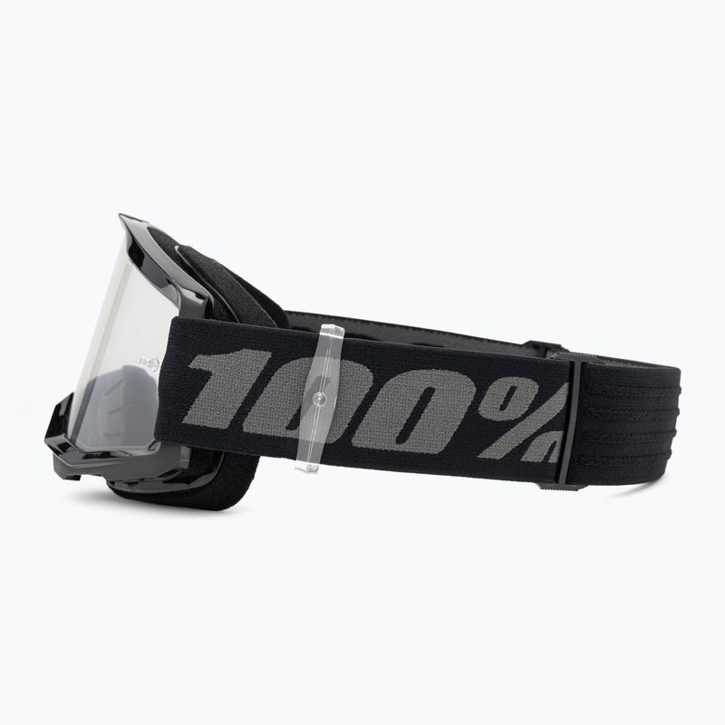 Dětské cyklistické brýle 100% Strata 2 Junior black/clear 4
