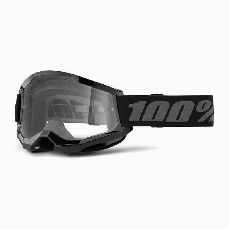 Dětské cyklistické brýle 100% Strata 2 Junior black/clear 5
