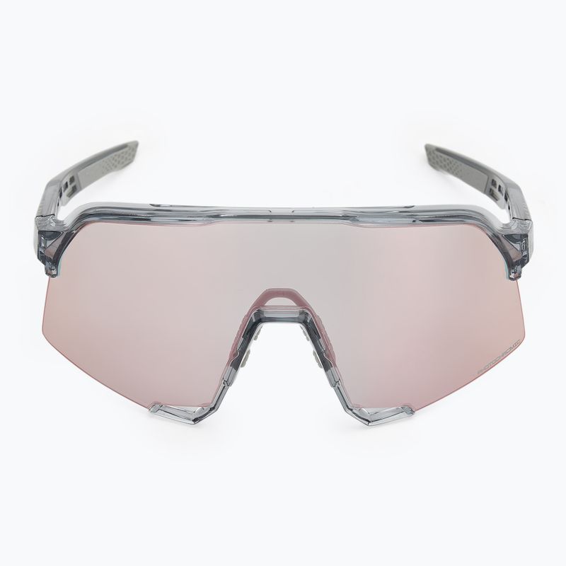 Sluneční brýle 100% S3 polished translucent grey/rose gold mirror photochrom 6