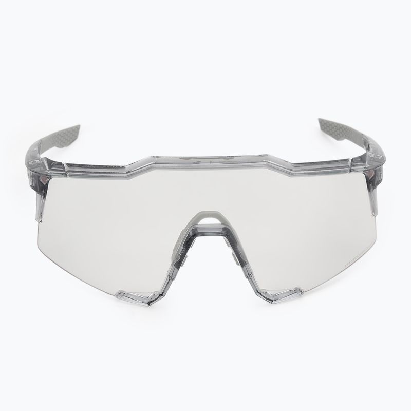 Sluneční brýle 100% Speedcraft polished translucent grey/rose gold mirror photochrom 3