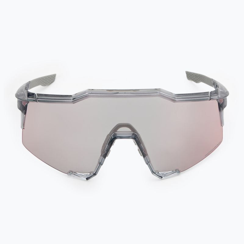 Sluneční brýle 100% Speedcraft polished translucent grey/rose gold mirror photochrom 6
