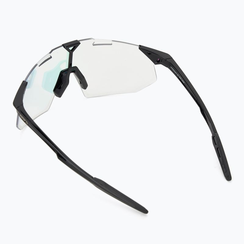 Sluneční brýle 100% Hypercraft SQ gloss black/photochromic purple mirror 2