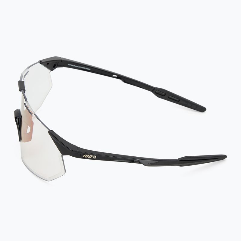 Sluneční brýle 100% Hypercraft SQ gloss black/photochromic purple mirror 4
