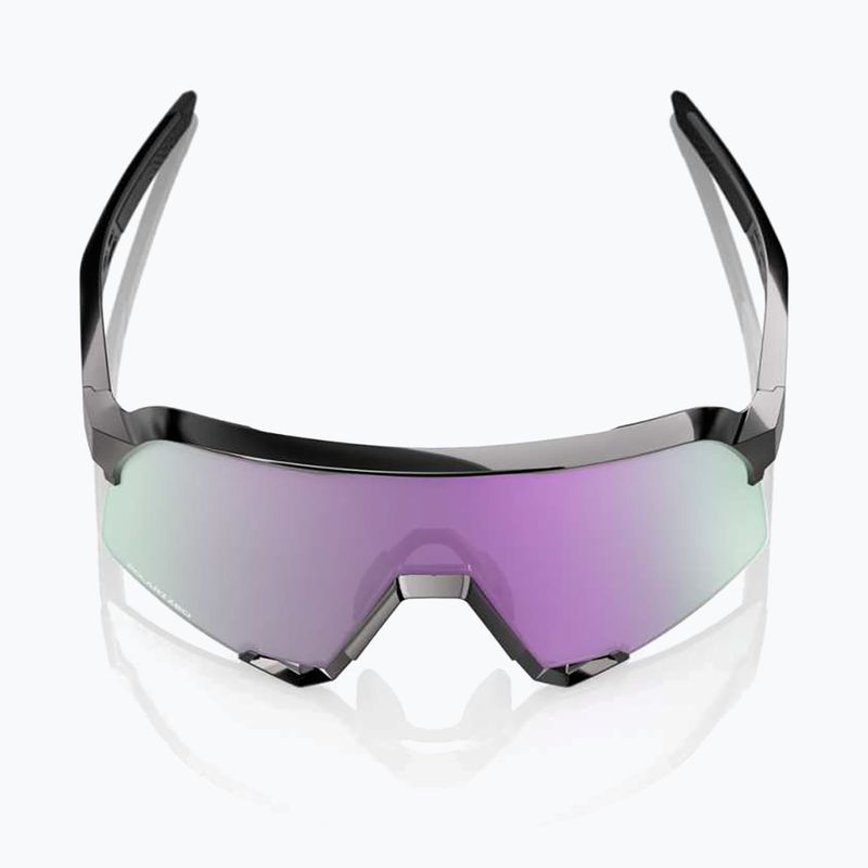 Sluneční brýle 100% S3 polished black/hiper polarized lavender mirror 4