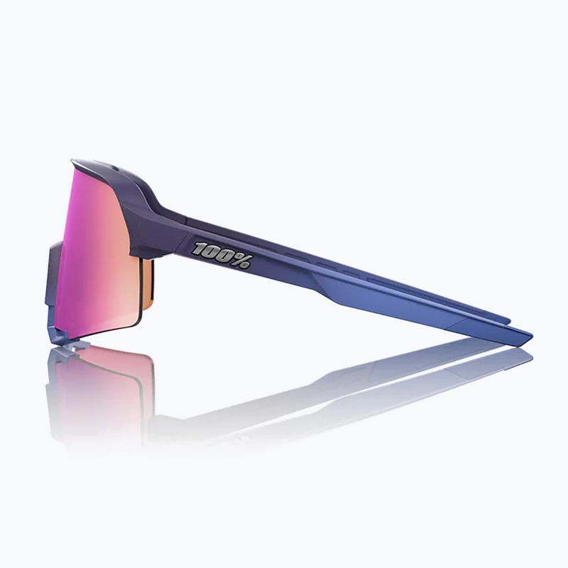 Sluneční brýle 100% S3 satin storm metallic/purple mirror 2