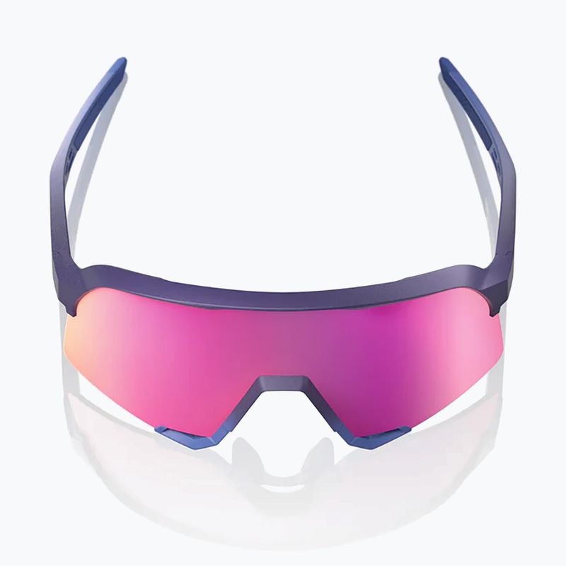 Sluneční brýle 100% S3 satin storm metallic/purple mirror 3