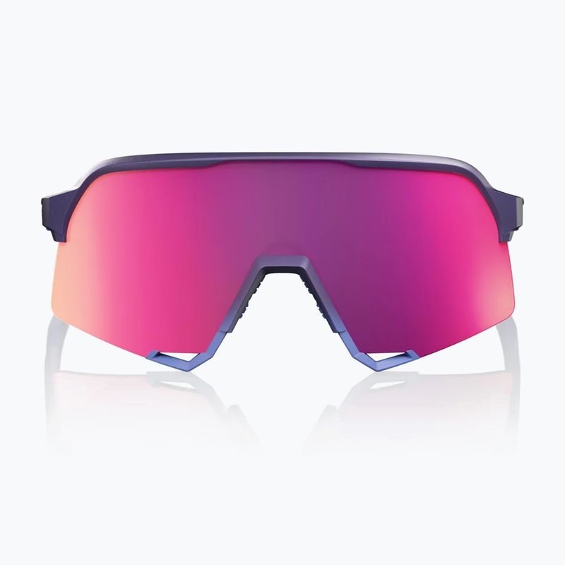 Sluneční brýle 100% S3 satin storm metallic/purple mirror 4