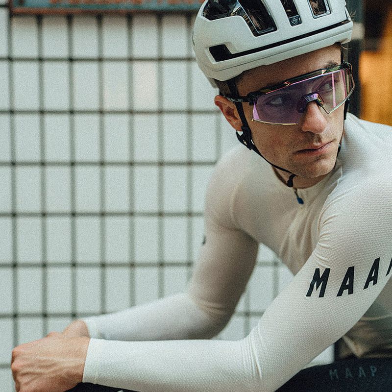 Sluneční brýle 100% Aerocraft gloss black/purple mirror photochromic 6