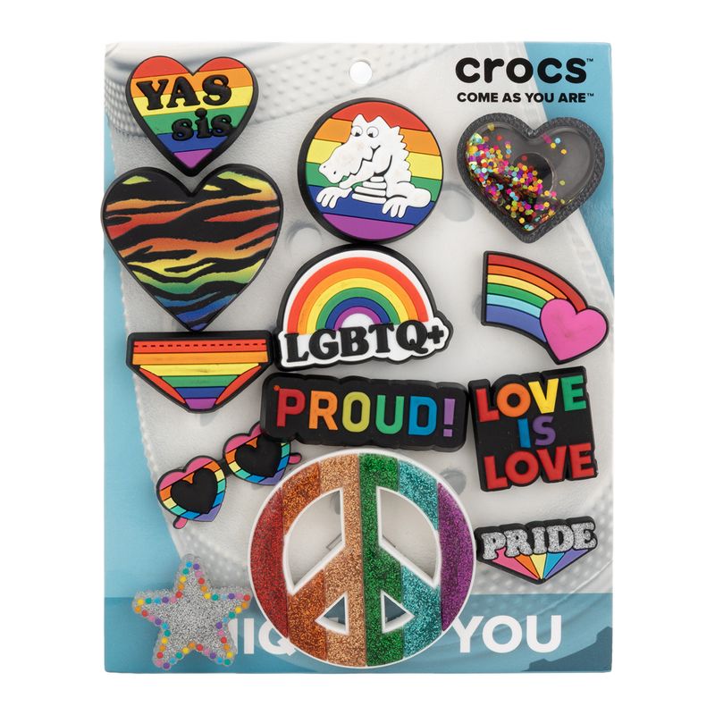 Placky Crocs Love Is Love love is love 13 pack 5