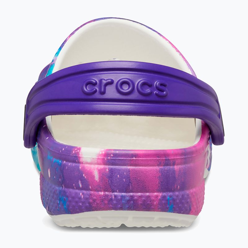 Dětské nazouváky Crocs Baya Graphic Clog white/multi 11