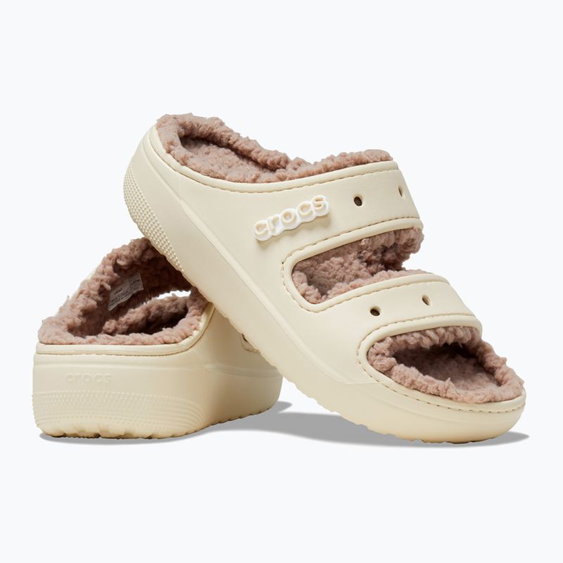 Nazouváky  Crocs Classic Cozzzy Sandal bone/mushroom 13