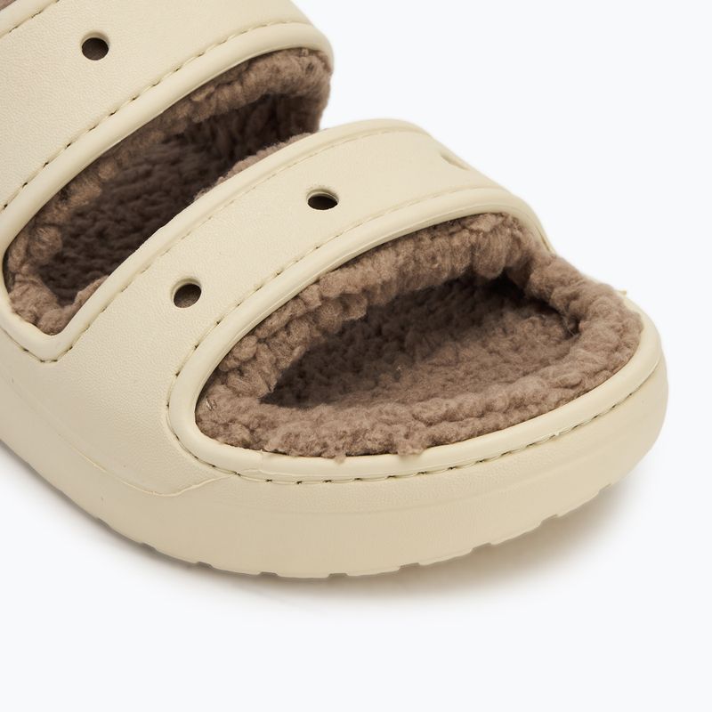 Nazouváky  Crocs Classic Cozzzy Sandal bone/mushroom 7