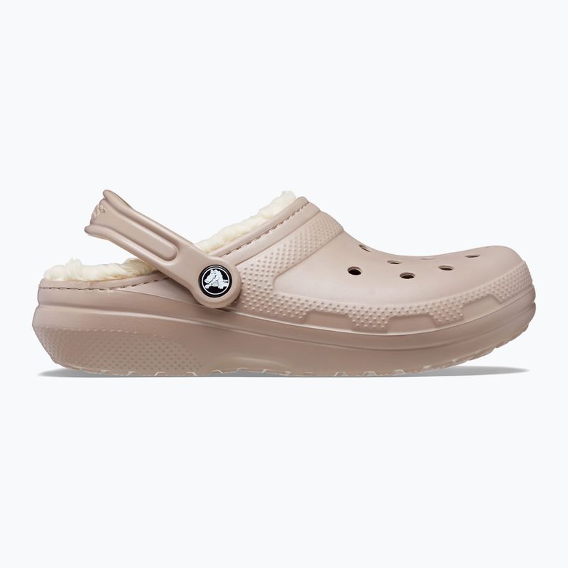 Nazouváky  Crocs Classic Lined Clog mushroom/bone 10