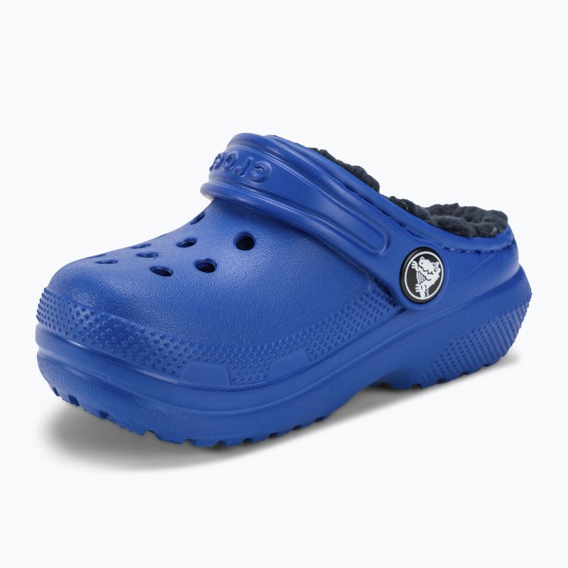 Dětské nazouváky  Crocs Classic Lined blue bolt 8