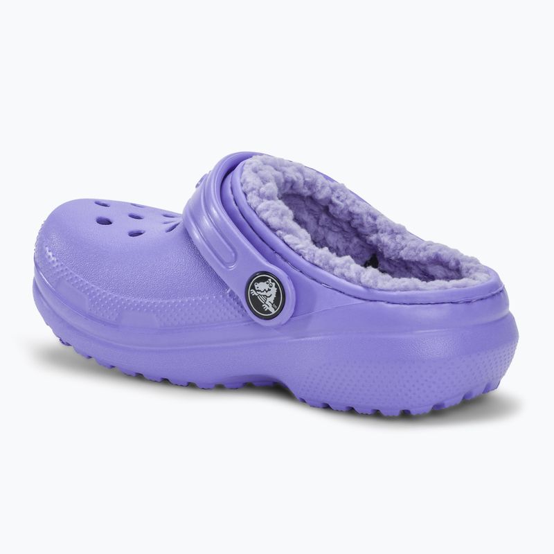 Dětské nazouváky  Crocs Classic Lined digital violet 4